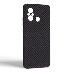 Чохол ArmorStandart LikeCarbon для Xiaomi Redmi 12C Black - мініатюра 2