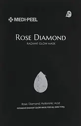 Тканинна маска з алмазною пудрою Medi Peel Rose Diamond Radiant Glow Mask 25 мл