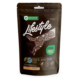 Ласощі для собак Nature's Protection Lifestyle Duck & cod rolls 75 г (SNK46129) - мініатюра 1