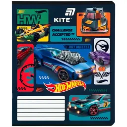Зошит Kite Hot Wheels, 12 аркушів, лінія (HW26-234) - мініатюра 7