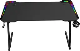Стіл ігровий XTRIKE ME Gaming Desk RGB Llight, Black 110x60x74мм. (DK-05)