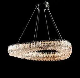 Кришталева світлодіодна люстра Splendid Ray L7069/800/1 LED (CH+clear) - мініатюра 4