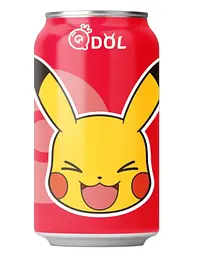 Газований напій Qdol Pokemon Strawberry Pikachu 330 мл