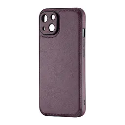 Чохол Jinduka Leather Protected Camera iPhone 14 Purple