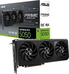 Відеокарта GeForce RTX 5050 8GB Asus Prime OC (PRIME-RTX5050-O8G)