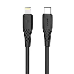 Кабель ColorWay USB Type-C - Lightning (M/M), textured PVC, 3А, 2 м, Чорний (CW-CBPDCL095-BK)
