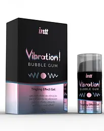 Рідкий вібратор Intt Vibration! Bubble Gum 15 мл