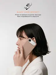 Силиконовый чехол для Apple iPhone 16e/17e, ICON2 Case, пудровый, противоударный, панель, защита всего корпуса, матовая поверхность Soft Touch, выступает над дисплеем, совместим с защитными стеклами и пленками, с микрофиброй, ArmorStandart (ARM83965) - мініатюра 8