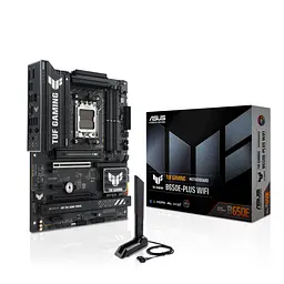 Материнcька плата TUF GAMING B650E-PLUS WIFI sAM5 B650 4xDDR5 M.2 HDMI DP Wi-Fi BT ATX Asus teh0019025 - мініатюра 10
