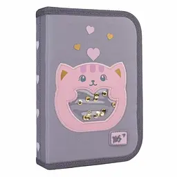 Пенал "Yes" With Love одинар. 1 клап. №HP-03/533659