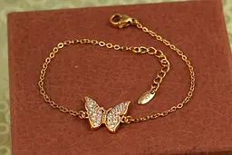 Браслет Xuping Jewelry великий метелик 17 см золотистий