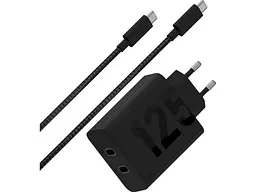 Мережевий зарядний пристрій Motorola TurboPower 125 W Duo Wall Charger Black (PG38C06632)