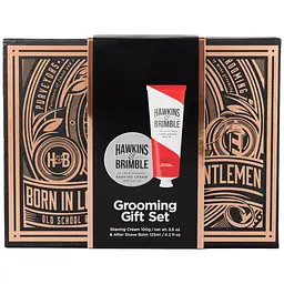 Подарунковий бокс Hawkins & Brimble Shaving Gift Set Box: Shave Cream 100 г + Aftershave Balm 125 мл