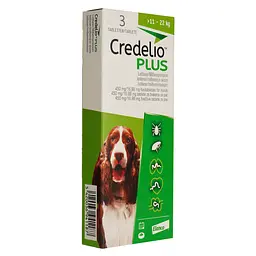 Протипаразитарні таблетки для собак Credelio Plus від бліх, кліщів та гельмінтів 11-22 кг 3 шт. - мініатюра 2