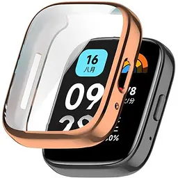 Захисний чохол Tamister для смартгодинника Redmi Watch 3 Active рожеве золото