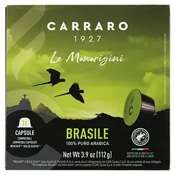 Уцінка. Кава в капсулах Carraro Dolce Gusto Brasile, 16 капсул 
