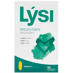 Омега-3 Lysi Forte капсули 1000 мг №64 - мініатюра 2
