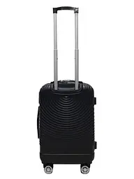 Валіза маленька S ABS-пластик Worldline Airtex 652 60×39×25см 58л Чорний - мініатюра 3