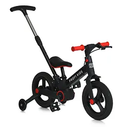 Велосипед-трансформер PROFI KIDS 12 д. MB 1021-1 3в1,2колеса, гума (антипрокол)
