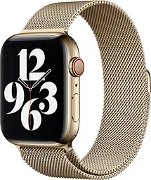 Ремінець WiWU Milano Stainless Steel для Apple Watch 42/44/45/49mm Gold [82229] - мініатюра 3