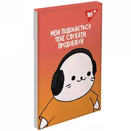 Блокнот Yes Seal А7 48 аркушів клітинка 1 шт. в асортименті (151942) - мініатюра 8