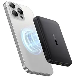 Портативний ЗП Power Bank Baseus EnerFill FM12 Qi2 Magnetic 22.5W з БЗП 10000mAh (E00285) Cosmic Black - мініатюра 3