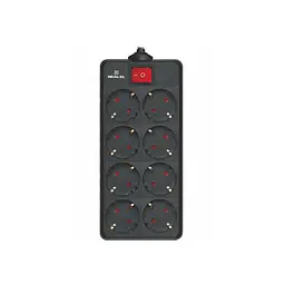 Мережевий фільтр живлення REAL-EL RS-8 Protect 5m, black (EL122300024) - мініатюра 6