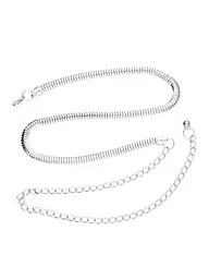 Пояс-ланцюг на талію 110 см Сріблястий lncg-kit-003 (lncg-kit-003) - мініатюра 3