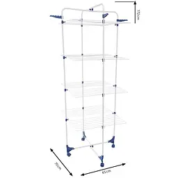 Сушарка для білизни підлогова Casa Si Athletic 4 White (CS92186E04) - мініатюра 1