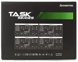 Блок живлення 600 Вт, TASK, Black, 80+ Bronze Chieftec teh0028903 - мініатюра 6