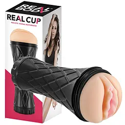 Мастурбатор Real Body Real Cup тілесний - мініатюра 4