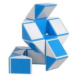 Змійка Рубіка Smart Cube біло-блакитна в коробці SCT401 - мініатюра 6