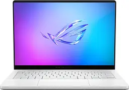 Ноутбук ASUS ROG Zephyrus G14 2025 GA403WW (14 2.8K OLED 120 Hz, Ryzen 9 AI HX 370, 32 GB, 2 TB, RTX 5080, W11H) Platinum White (GA403WW-G14.R95080)