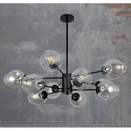 Люстра молекула Levistella 7526035-10 BK+CL - мініатюра 2