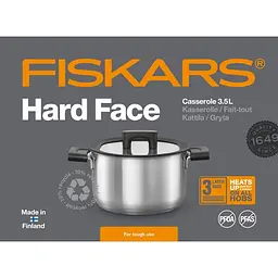 Каструля Fiskars Hard Face Steel 3,5 л (1052240) - мініатюра 4
