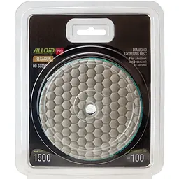 Круг алмазний Alloid Building Tools Hexagon шліфувальний на липучці 100 мм зерно 1500 (DD-63392) - мініатюра 5