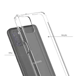Силіконовий чохол BeCover для Samsung Galaxy A03s SM-A037 Transparancy (706650) - мініатюра 3