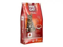 Сухий корм для кішок Wise Cat Veal 400 г (4820111141661)