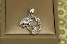 Кулон зодіак Xuping Jewelry Овен 2 см сріблястий