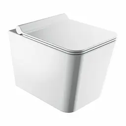 Унітаз Omnires Boston 53x36 rimless підвісний дюропласт сидіння white gloss BOSTONMWBP, Білий