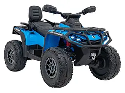 Дитячий електромобіль-квадроцикл Ramiz Can Am Outlander ATV синій - мініатюра 3