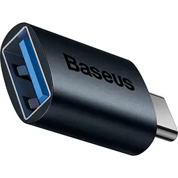 Перехідник Baseus Ingenuity Series Mini OTG Adaptor Type-C to USB-A 3.1 Blue (ZJJQ000003)