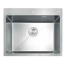 Кухонна мийка з нержавіючої сталі Mixxus MH5843 Decor Nano-Silver MI7041, Decor