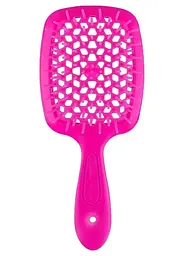 Щітка для волосся Janeke Superbrush Неонова-рожева