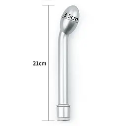 Стимулятор G-точки iWhizz Probe G Spot 8" Silver - мініатюра 2
