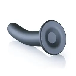 Фалоімітатор Ouch! Smooth G-Spot Dildo 7'' 17.7 см (сірий) - мініатюра 6