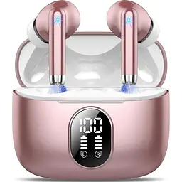 QXQ True Wireless Earbuds Bluetooth 5.3 Навушники Сенсорне керування з футляром для бездротової зарядки IPX7 Водонепроникний