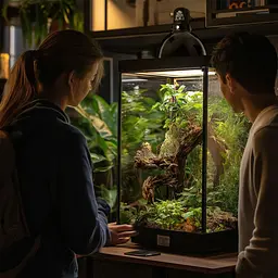 Світильник глибокий рефлекторний Terrario Biosphere Light 75W для локального обігріву тераріумів з керамічним патроном E27