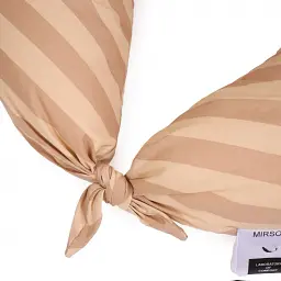 Подушка для вагітних та годування MirSon №5020 Color Line Stripe Creamy 30х170 см кремова (2200010969801) - мініатюра 2