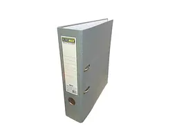Папка-реєстратор BUROMAX односторонній А4 70/75мм (внутріш./зовніш.) BEST сірий BM.3021-09с